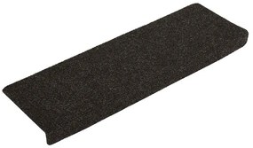 30 db sötétszürke öntapadó lépcsőszőnyeg 65x21x4 cm