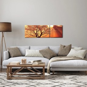 Isten sugarainak képe (órával) (90x30 cm)