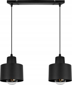 Mennyezeti Lámpa Függő Csillár Fekete Loft Díszléc Konyhába Nappaliba Szobába