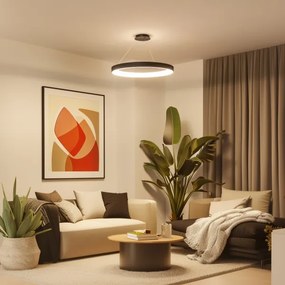 Brilagi - LED dimmelhető csillár FALCON II LED/108W/230V 3000-6500K átm. 80 cm fekete + távirányító