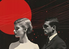 Poszter 29,7x21cm Futurisztikus Retro Elegáns