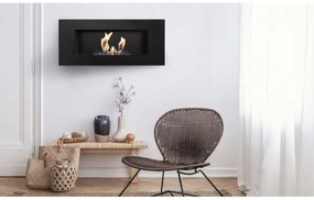 DELTA2/CZARNY/TUV - Beépíthető BIO DELTA2 kandalló 40x90 cm 2kW fekete