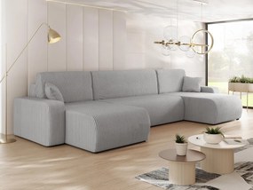 Sarokkanapé U Euston U S (szürke + fekete) (tárolóhellyel). 1104896