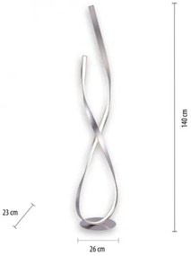 Paul Neuhaus 720-55 - LED Dimmelhető állólámpa LINDA LED/27W/230V króm