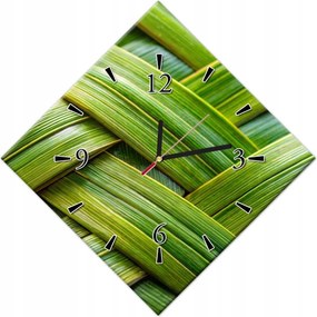 Órák 42x42 Zöld fonott Zöld rattan fonott lemez