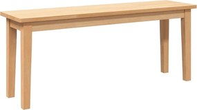 vidaXL tömörfa gumiból pad 110 cm