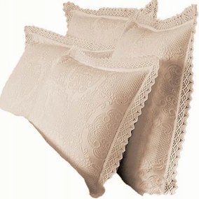 Párnahuzat 70x50 Fust 115 ekrü, csipkés