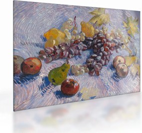 Üveg kép - Vincent van Gogh, Grapes, Lemons, Pears, and Apples, reprodukciók (70x50 cm)