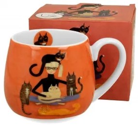 Cicás porcelán bögre díszdobozban Cindy & Kitties