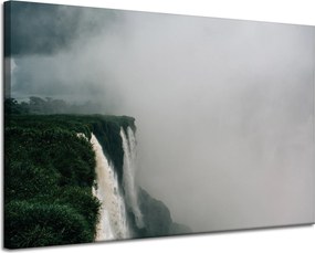 Vászonkép Természet Hegyek vízesés 120x80 cm