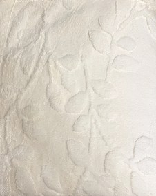 Luxus Flower báránytakaró fehér mikroplüssből 150x200cm TiaHome
