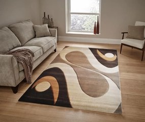 Szonáta Nyírt futószőnyeg 80 x 300 cm Bézs Barna
