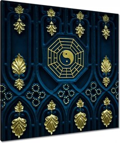 Vászonkép 90x90 Absztrakt Arany harmónia