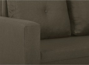 DORIS Kétszemélyes kinyitható kanapé Szürke