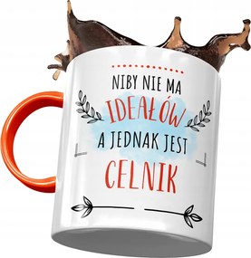 Narancssárga bögre a vámosnak Nincs Ideál Nyomtatott Fotóval