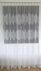 Mg Függöny 4450 Fehér 300x250 kész szalaggal