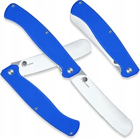 Összecsukható reggeliző kés 110 mm "zseb hámozókés" Dellinger Easy kék
