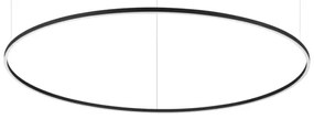 Ideal Lux - ORACLE SLIM LED, kábelre szerelt csillár, 77W/230V, 3000K, átm. 150 cm, fekete