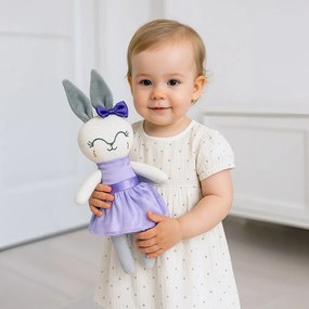 Baby Mix Rabbit plüss játék, 40 x 11 cm