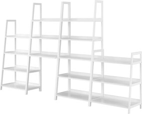 5 polcos állvány, fehér, REON TYP 3