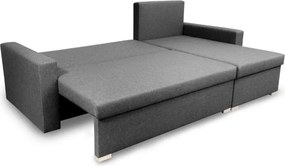 MATT Kinyitható sarokkanapé Sötétszürke