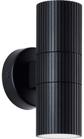 Brilliant - Kültéri fali lámpa KEOLA 2xGU10/10W/230V IP44 fekete