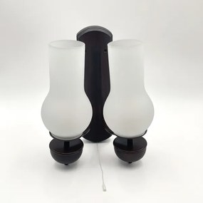 Brilagi - LED Fali lámpa COTTAGE 2xE14/40W/230V bükkfa/fehér