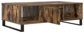 Füstös tölgy színű szerelt fa dohányzóasztal 104x60x35 cm
