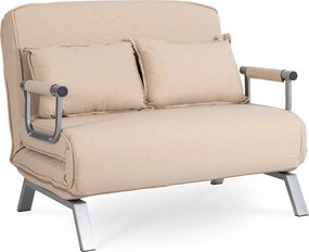 Kétszemélyes dönthető fotel bézs színben BART 2