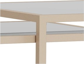 Szürke acél dohányzóasztal szett 2 db-os 50x90 cm Seaford – Actona