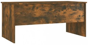 füstös tölgy színű szerelt fa dohányzóasztal 102x50,5x46,5 cm
