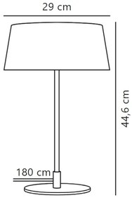 Nordlux - Asztali lámpa CLASI 3xE14/10W/230V