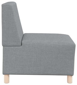 Karfa Nélküli Modularis Kanapé Egység 2 pcs Világosszürke