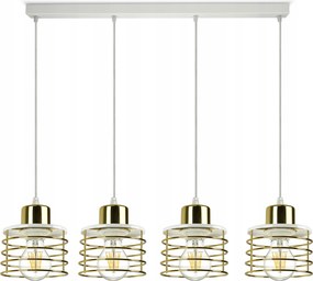 Függő lámpa Csillár Glamour Arany Króm Réz