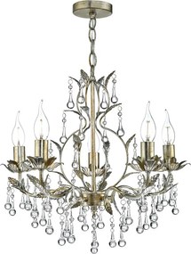 Dar Lighting LAQUILA LAQ0535 Csillár 5x40W/E14 IP20