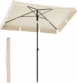 Klasszikus esernyő Songmics bézs-barna 230 x 245 cm