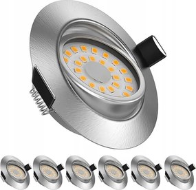 Süllyesztett Led Reflektor Lofter-pro 6 Db Ezüst 6000K Hideg Fehér