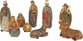 Karácsonyi Betlehem Figurák 9 részes 9cm magas