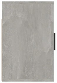 betonszürke falra szerelhető éjjeliszekrény 50x30x47 cm