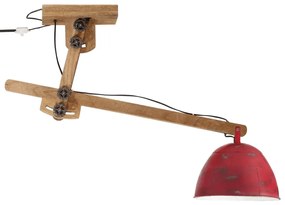 kopott piros mennyezeti lámpa 25 W 105x30x65-108 cm E27