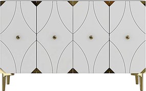 Alfa 120 - White, Gold