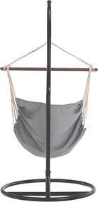 Függő szék, fehér/szürke, LINDO NEW