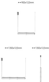 Immax NEO 07103L - LED állítható BAMBOOS függeszték 45W/230V 135 cm Tuya+DO
