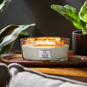 WoodWick Illatosító gyertya hajó Lavender &amp;Cedar, 453 g