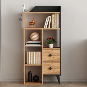 Fiókos komód hálószoba nappali bútor 80x35x77 cm fehér GW-03