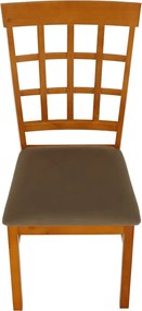 Szék, cseresznye/bézsbarna, GRID NEW