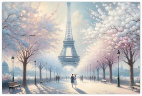 Kép - Párizsi festmény (90x60 cm)
