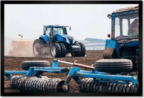 Poszterek keretben 60x40 Traktorok mező mezőgazdaság