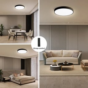 Brilagi-LED állítható fényű POOL SMART LED/48W/230V 40 cm Wi-Fi Tuya+DO fekete