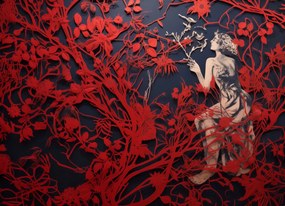 Poszter 18x13cm A nők titkos kertje